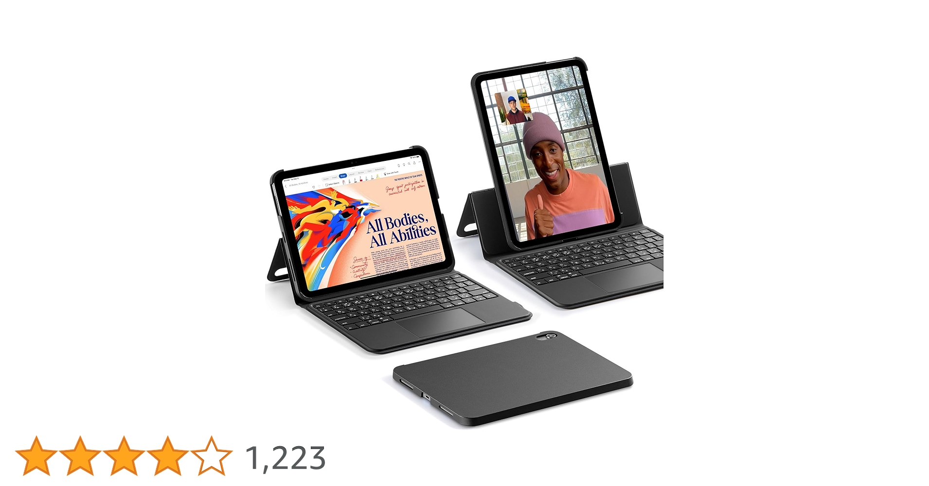 【在庫処分】ESR iPad 10.9インチ（第11/10世代）用キーボード付き 在庫処分】ESR iPad 10.9インチ（第11/10世代）用キーボード付き